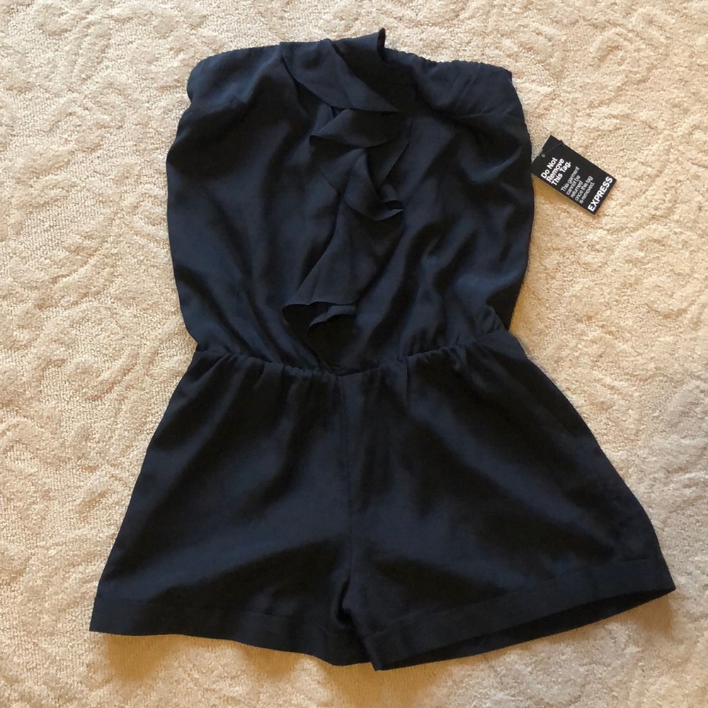 NWT Express black romper.
